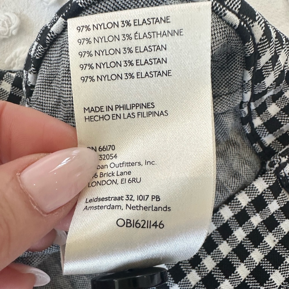 Anthropologie Maeve Gingham Plaid Slim Fit Pants - Picture 11 of 11